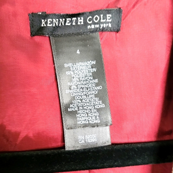 Keneth Cole plaid blazer size 4 - Picture 6 of 6